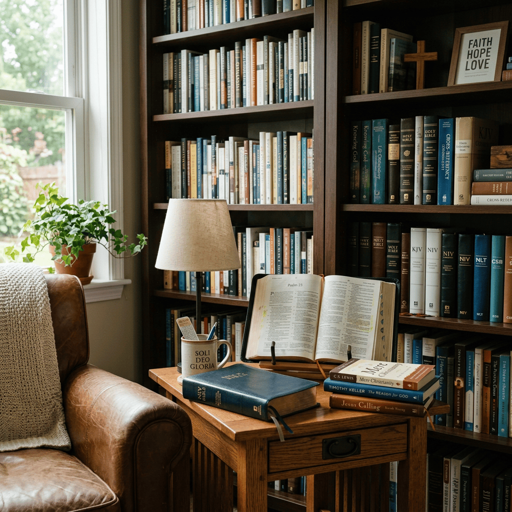 Christian books and Bibles
